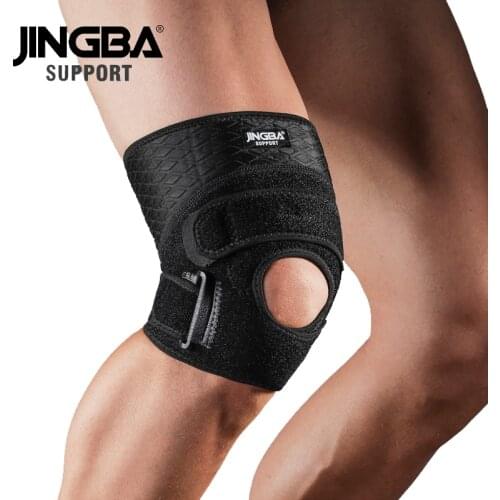 JINGBA SUPPORT 1PC Adjustable knee Pads Sports Volleyball Knee Brace Support Belt Running Knee Pads For Joints Protector Kneecap