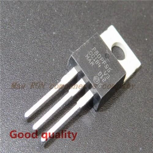 10PCS/LOT STP80PF55 P80PF55 TO-220 80A/55V P-Channel MOS Tube