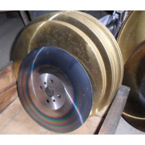 12 inch high-speed steel circular saw blade 325*2.0*32mm HSS-M42 cutting stainless steel special saw blades rainbow