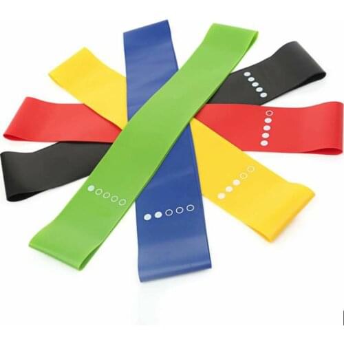 Yoga Latex Fitness Pull Band 5 Pack Neutral Natural latex Soft Strong resilience Wear-resistant Good overall performance