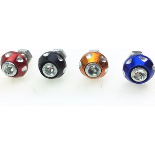 STARPAD Motorcycle modification accessories Modified color carved license plate screws Motorcycle screw caps 20pcs