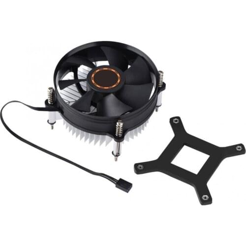 Aluminum CPU Cooler Cooling Fan Heat Sink Silent Cooler for Intel Core2 Duo LGA775 E6850 for Intel Pentium 4 LGA775 550/551/653