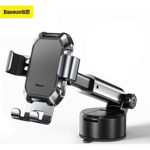 Baseus Gravity Car Phone Holder Sucker Adjustable Universal Car Phone Mount Holder Stand GPS Support For iPhone Xiaomi Samsung