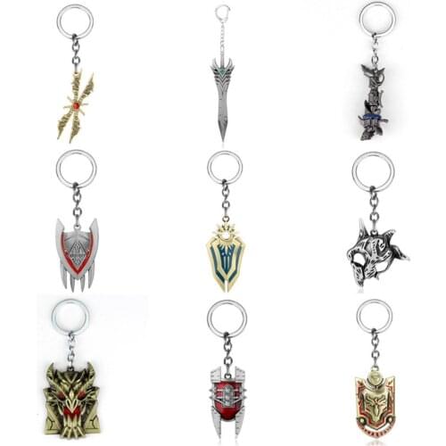 League of Legendes Jinx cannon LOL Keychain Metal Key Rings For Gift Key chain Jewelry for car YS11001