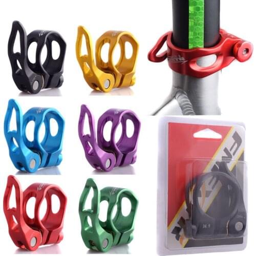 Quick Release 31.8/34.9mm Seat Post Clamp Mountain Bicycle Quick Release Seatpost Clamps Cycling Bike Pipe Clip