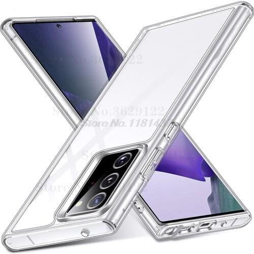 Phone Case for Samsung Galaxy Note 20 Note20 Ultra Classic Clear Case Shockproof Back Cover for Samsung Note20 Ultra Funda
