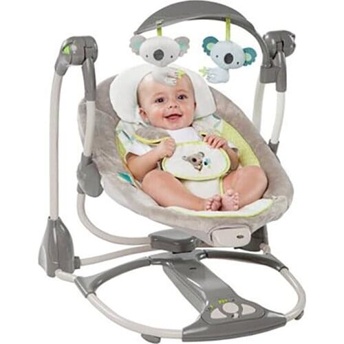 Baby Rocking Chair Multi-function Music Electric Swing Chair Infant Comfort Newborn Folding Rocker Baby Bouncer with Gifts