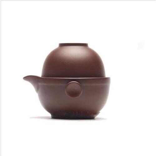 Chinese Yixing xishi handmade tea pot zisha purple clay teapot kuaike 150cc