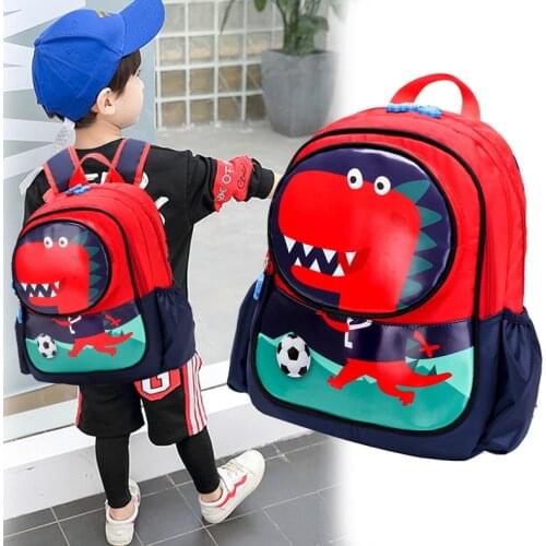 Creative 3d Dinosaur Backpack Cute Animal Cartoon Plush Backpack Dinosaurs Bag For Children Kids Gifts