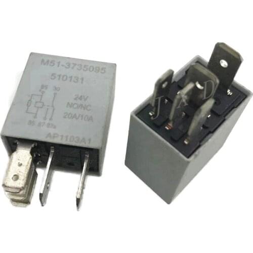 HOT auto car 24V relay M51-3735095 M513735095 M51 3735095 24V 24VDC DC24V 20A 5PIN
