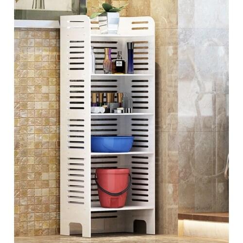 Bathroom Shelf Floor Standing Bathroom Storage Cabinet Wash Basin Shower Corner Shelf Plants Sundries Storage Racks