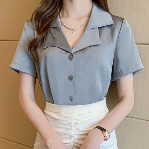 NOEEV Short Sleeve Blouses