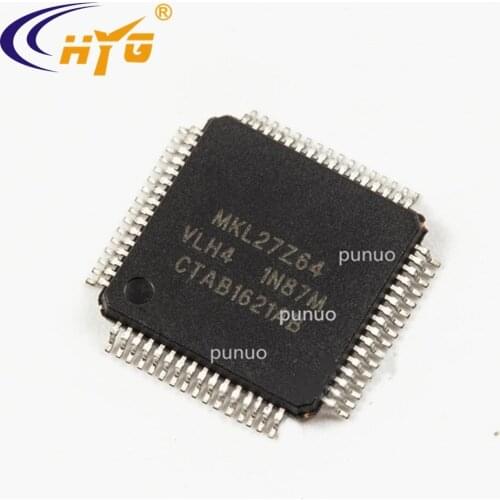 Original Authentic MKL27Z64VLH4 Encapsulation QFP64 Microcontroller 48 MHz ARM 32/64 KB Cost-sensitive Applications