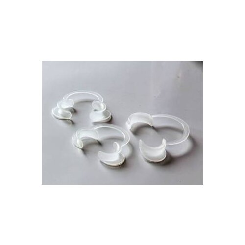 10 Pcs Dental Cheek Retractor C Shape mouth Opener Teeth Intraoral lip White color large Size