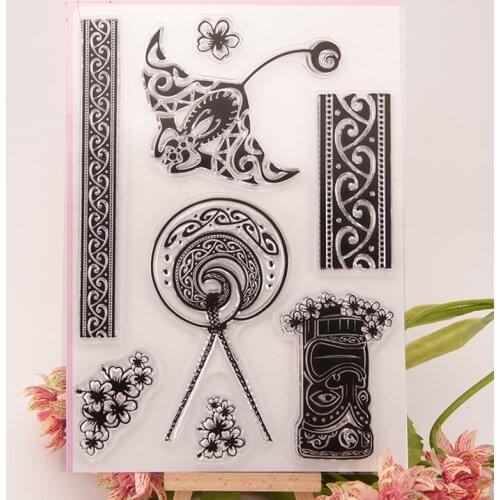 16*22cm Big Fish Transparent Seal Clear Silicone Stamp Cutting DIY Scrapbook Rubber Coloring Embossing Diary Decoration Reusable