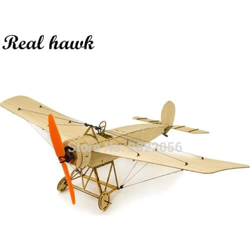 RC Plane Laser Cut Balsa Wood Airplane Micro Fokker Wingspan 420mm Balsa Wood Model Building Kit