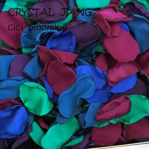 Mix Color table decor Petals For Gothic Weddings Flower Girl Rose Petal