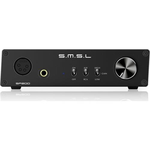 SMSL SP200 THX AAA 888 Balance Headphone Amplifier Lower Noise XLR RCA Input Pre Amplifier