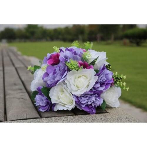 SPR New!! wedding route guide road lead flower with shelf cherry flower table centerpiece flower balls decoratios Free shipping