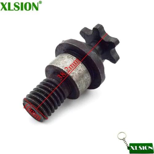 XLSION Pocket Bike Front Sprocket Pinion T8F 6 Tooth of Clutch Drum Gear Box For 2 Stroke 47cc 49cc Minimoto Mini ATV Qaud