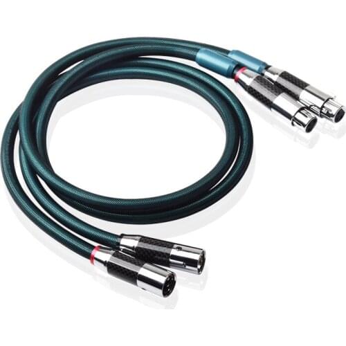 Y-056 XLR 8N OCC silver-plated HIFI XLR audio cable XLR male and female balanced signal cable