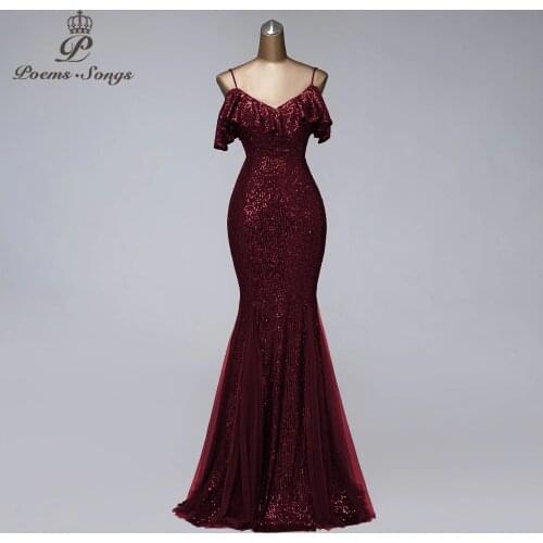 New style mermaid evening dresses elegant formal dresses long eveing gowns suspender style vestidos de fiesta de noche