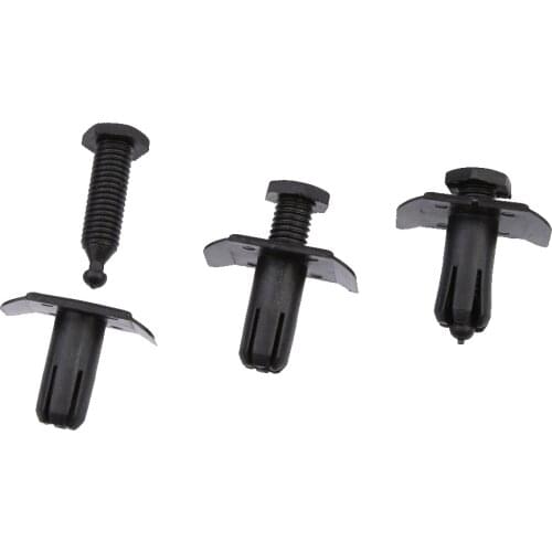 30pcs Front Rear Bumper Trim Clip Fastener Rivet 10mm For Mazda 3 BF8250233