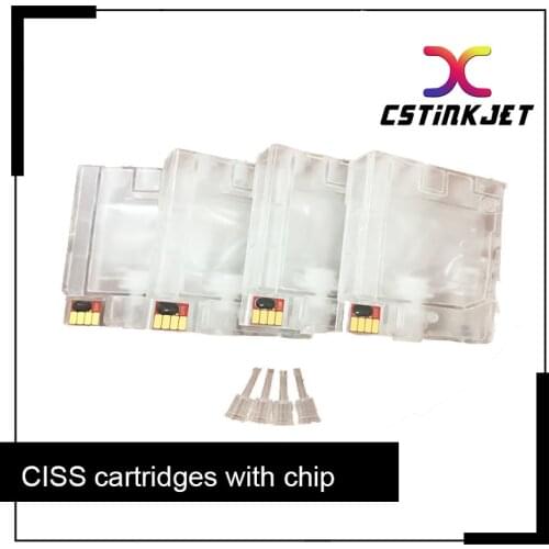 5 SETS ciss cartridge with chip for hp952/953/954/955 with auto reset chip for hp OfficeJet Pro7720 7740 8210 8710 8720 8730