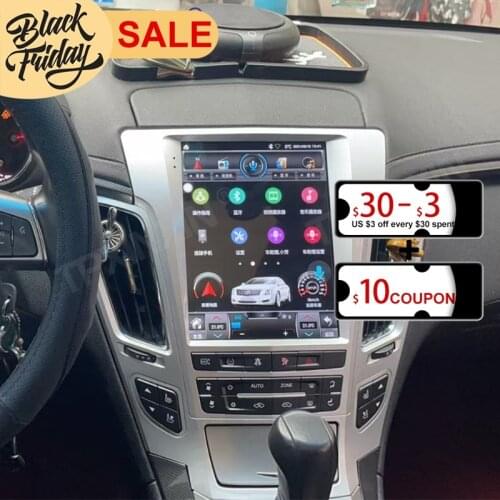 128GB Android 11 Tesla Style for Cadillac CTS 2007 2008 2012 Carplay GPS Car Navigation Multimedia Video Player Stereo Radio