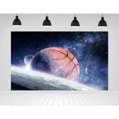 Scopiso Backdrops Universe Space Basketball Birthday Party Polka Dots Earth Star Customized Background For Photo Studio Props