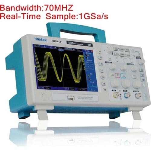 Hantek DSO5072P Digital Storage Oscilloscope 70MHz 2Channels 1GSa/s d Length 24K USB