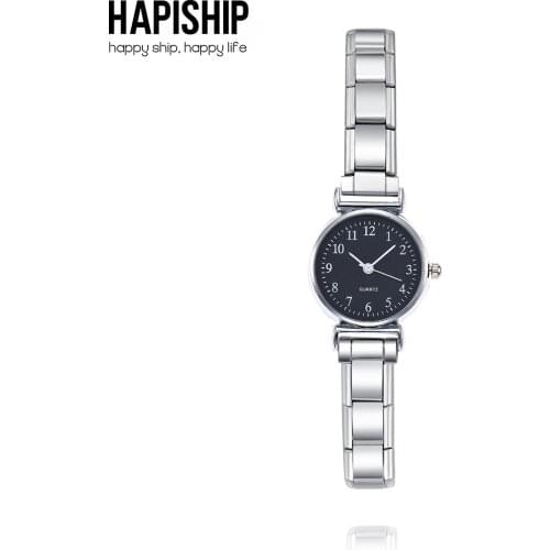 Hapiship 2021 Fashion Womens Stainless Steel Cool Rose Watch Bracelet Bangle For Party Friend Wife Birthday Jewelry Gift G140