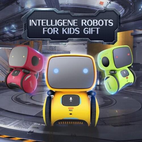 RC toys Intelligent Robot Dance Music Recording Dialogue Touch-Sensitive Control Interactive Early Educational Toy for Kids Gift