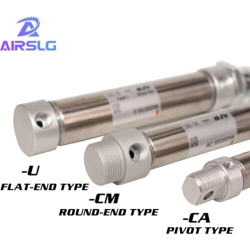 MA MA40 Pneumatic Stainless *10 Air Cylinder 40mm Bore 10-300mm stroke Double Action Mini Round Cylinders x50 S-CA-U-CM
