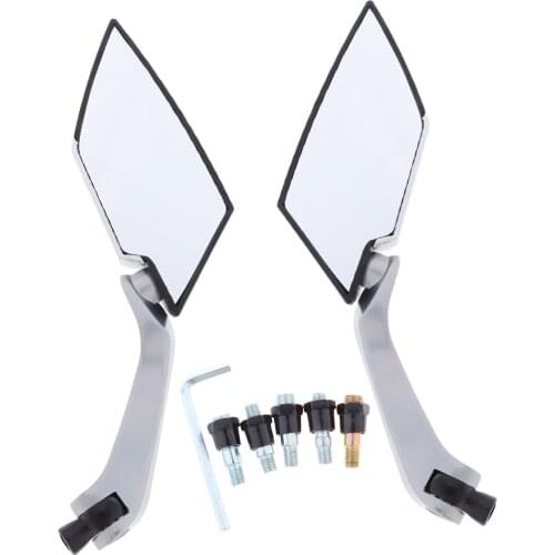 Motorcycle Motorbike Rearview Mirrors Plastic&Aluminum for Motorbike, Street Bike