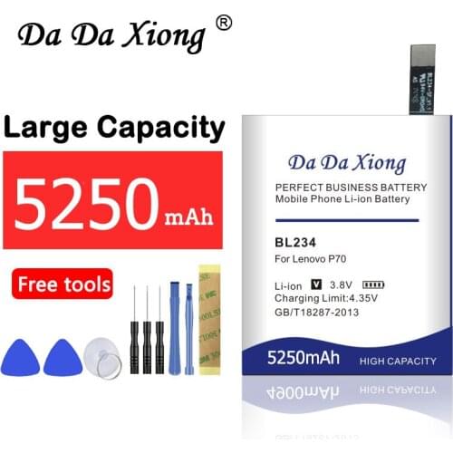 100% New 5250mAh BL234 battery for Lenovo P70 P70T P70-T P70A P70-A high quality phone battery