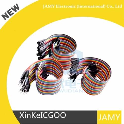 Original 1pcs 40P 10/20/30cm Colorful Dupont Line Connector Female to Female Male to Female Male to Male Free Shipping