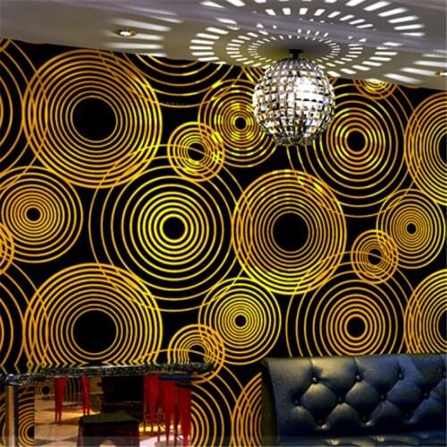 Beibehang Full shop song hall flash wall covering 3d reflective special bar suspended ceiling corridor box KTV background wall