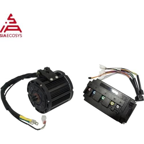 QSmotor 138 3KW Rated 5KW Continuous 72V 100KPH Belt/Sprocket Type Mid Drive Motor with Motor Controller Power Train Kits