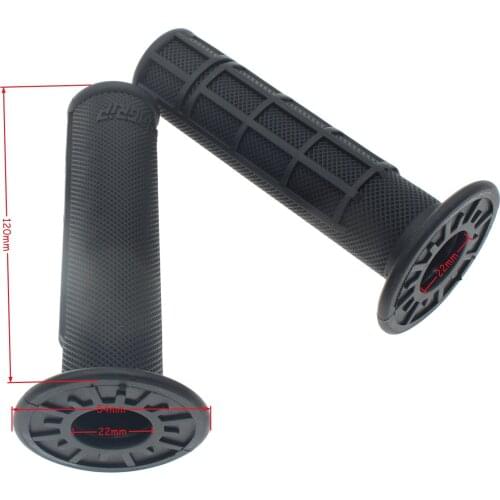 7/8" Motocross Thumb Throttle Rubber Handlebar 22mm Handle Grips Left And Right For Dirt Bike ATV Motorcycle
