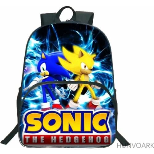 SONIC RACING Backpack For Students Boys Girls Bags Teens Daily Backpack Travel Rucksacks Fashion Popular Pattern Schoolbag
