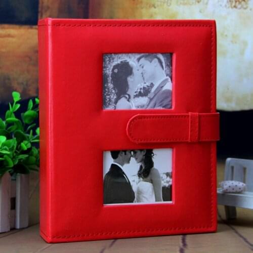 Wedding Photo Album Sweet Memory 6 Inch Photo Album with Interleaf PU Leather Case Type-200 Pockets Porta Fotos De Pared Cute XX