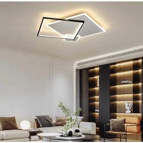 NEO Gleam DIY Modern led ceiling lights for Living Room Bedroom Study Room ceiling lamp 110V 220V Fixtures Free Shipping