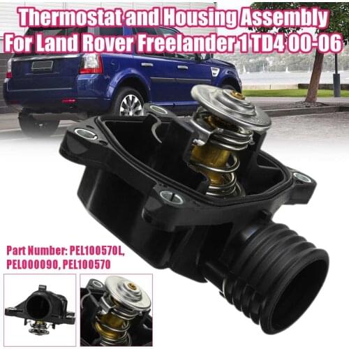 Car Engine Coolant Thermostat with Housing For Land Rover Freelander 1 TD4 2000-2006 #PEL100570L PEL000090 PEL100570 PEM100570