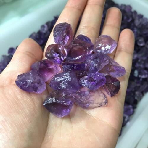 High quality Brazil natural amethyst quartz purple crystal rough gemstone reiki healing meditation crystals for DIY jewelry