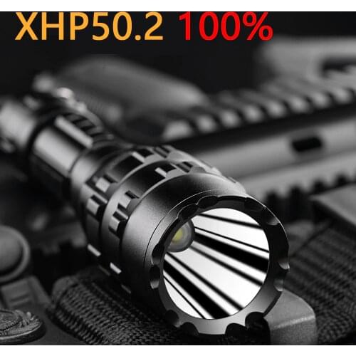 XHP50.2 Tactical Flashlight Most Powerful LED Flashlight Tactical Torch USB Hunting Flash Light Rechargeable L2 26650 Hand Lamp