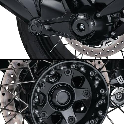 For BMW R1200 R1250 GS/ADV R/RS/RT and R Nine T Scrambler 40 Years Edition Motorcycle Rear Axle Sliders Cover Protector