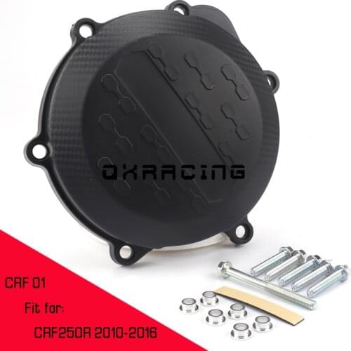 Motorcycle Clutch Cover Protection Cover Fit For HONDA CRF250R CRF 250R 2010 - 2016 Free shipping