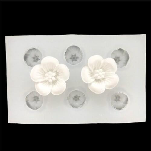 10*6*1.5CM DIY Sugar Craft Cake Little Flowers Petal Cake Silicone Mold Fondant Mold Cake Decorating Tools Gum Paste Mold