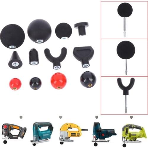 12pcs Replaceable Percussion deep Massage gun Tips For Jigsaw Massager Bit Tip Set Body Muscle Massager Black/Red